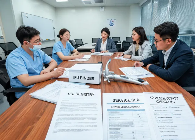 Dental equipment documentation review